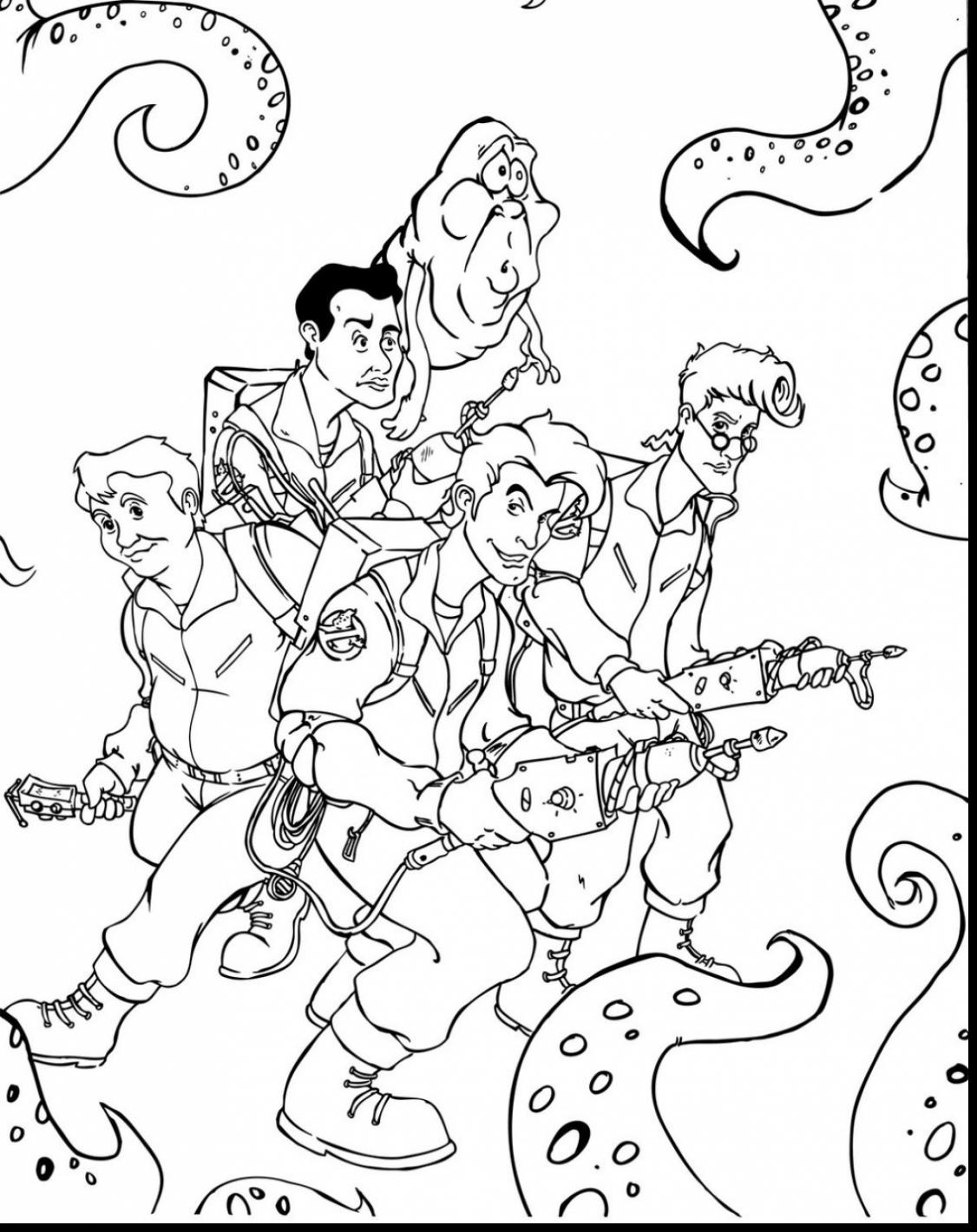 Ghostbusters Slimer Coloring Pages