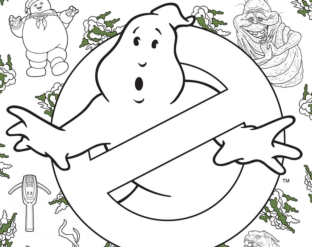 1088x864 Coloring Ghostbusters Book Pages Awesome Sheets Ghost Busters