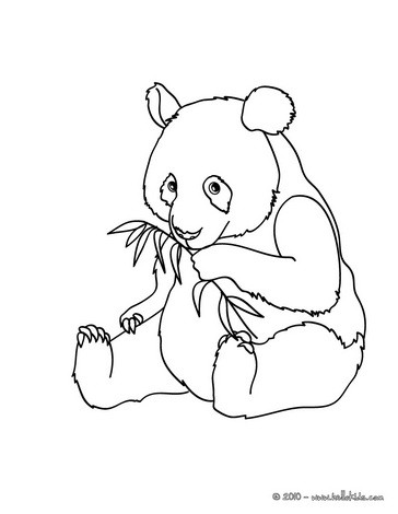 364x470 Giant Panda Coloring Pages