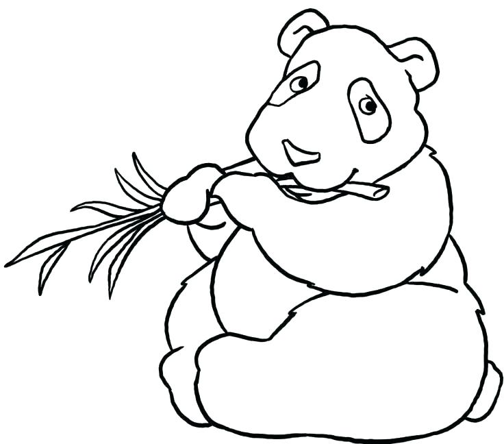 736x648 Panda Bear Coloring Pages Bear Coloring Sheets Giant Panda