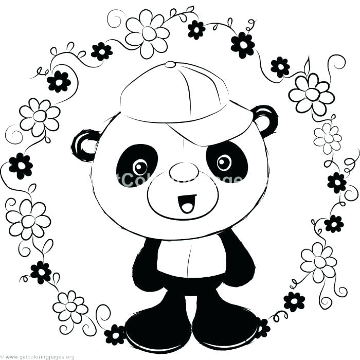 700x700 Coloring Giant Panda Coloring Page Cute Pages 2 Sheets Free