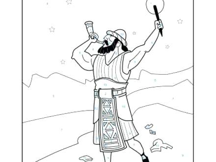 440x330 Gideon Coloring Page Grandmaman.site