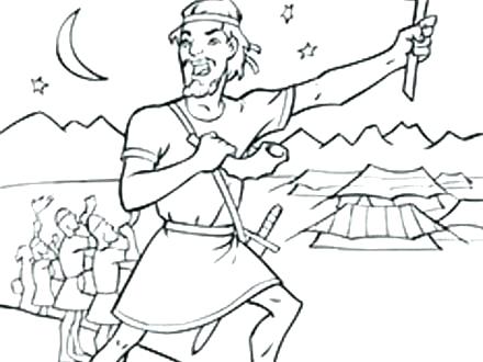 440x330 Gideon Coloring Pages
