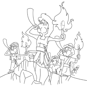 300x300 Gideon Coloring Pages For Kids, Gideon Coloring Pages Gedeon