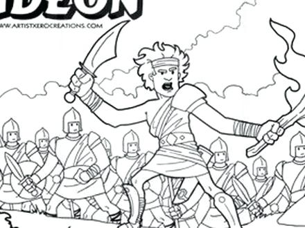 440x330 Gideon Coloring Page Amazing Printable Coloring Pages Contemporary