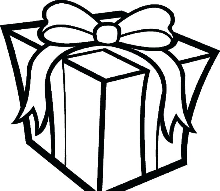 720x625 Christmas Present Coloring Pages Or Present Coloring Page