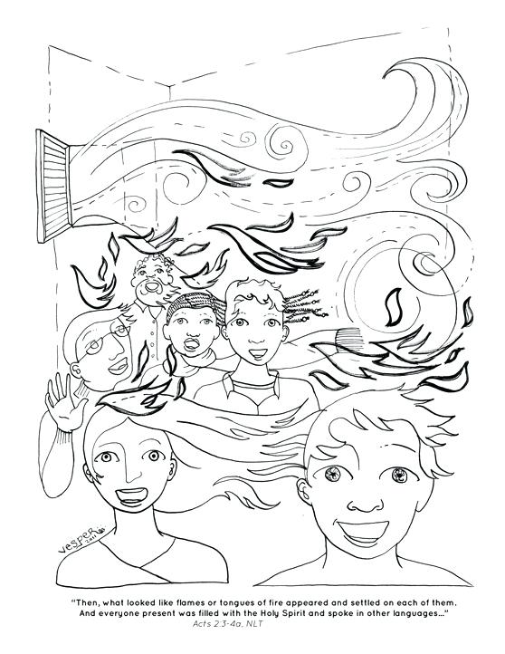 Gifts Of The Holy Spirit Coloring Pages