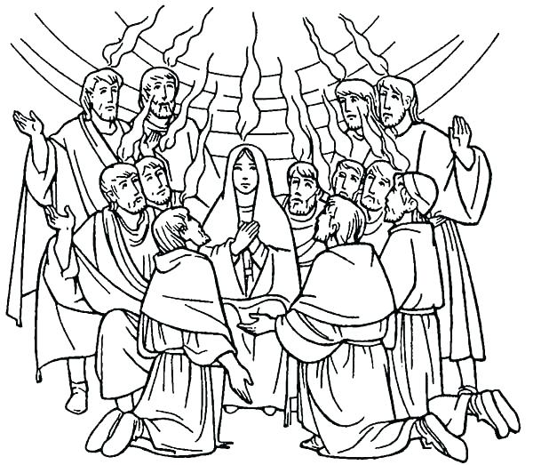 600x523 Holy Spirit Coloring Page Holy Spirit Coloring Pages Celebrate