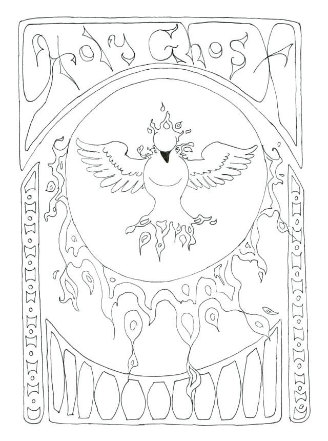 640x860 Ghost Coloring Page Holy Spirit Coloring Page Free Printable Ghost