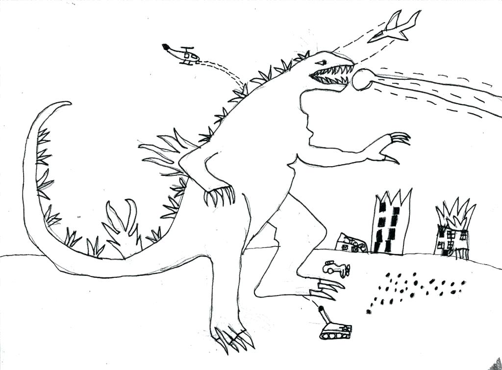 1024x755 Godzilla Coloring Pages Versus Hulk Coloring Pages Godzilla Vs