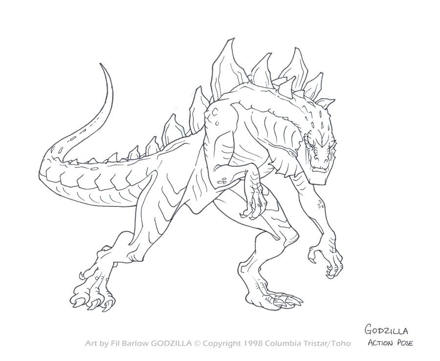 900x738 Godzilla Gigan Coloring Pages Sheets Vs