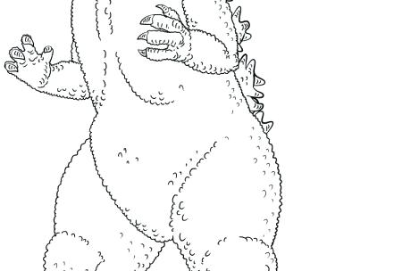 469x304 Godzilla Vs Gigan Coloring Pages Space Wesmec.site