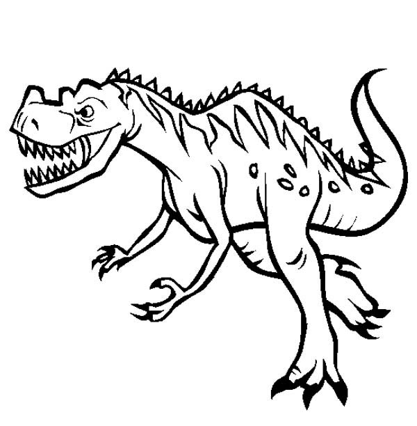 600x612 Printable 38 Dinosaur Coloring Pages 4889 Of Pictures Dinosaurs