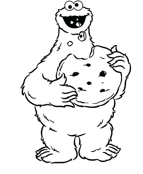 600x729 Gila Monster Coloring Page Cookie Monster Coloring Page Printable