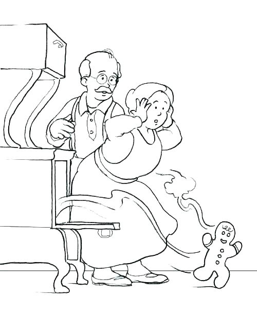 500x650 Gingerbread Boy And Girl Coloring Pages Many Interesting Content