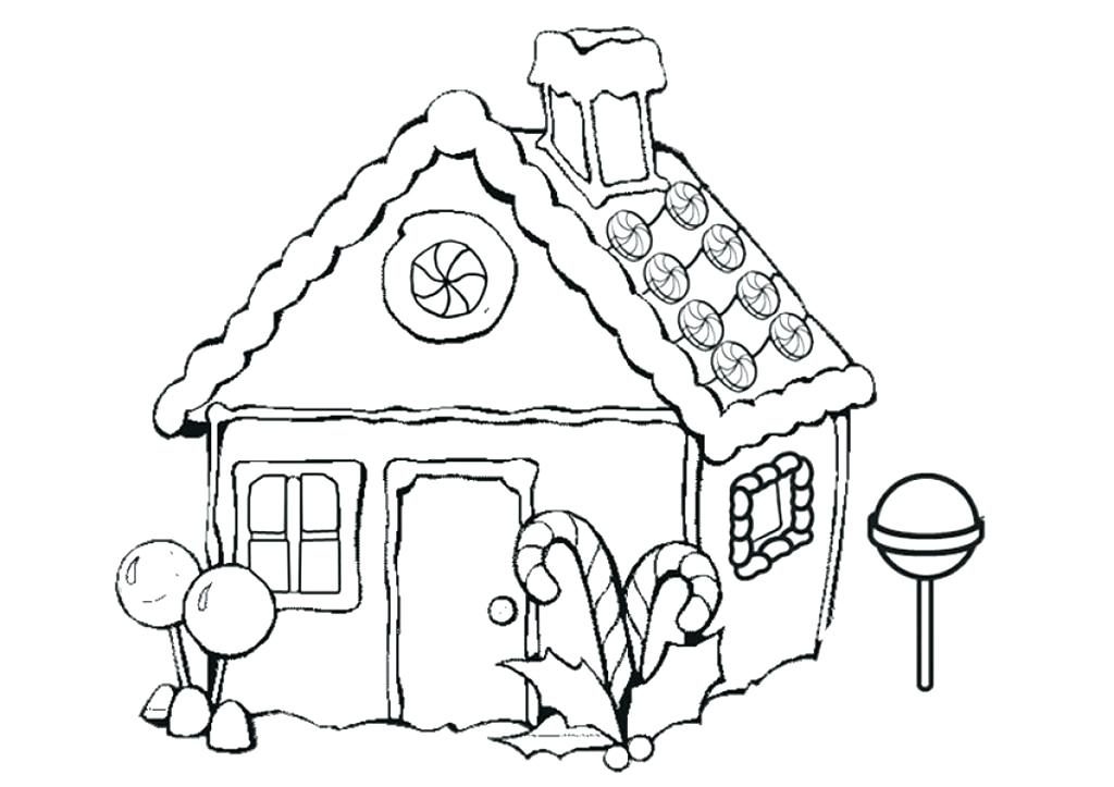 1024x723 Free Gingerbread Coloring Pages Houses Coloring Pages Free