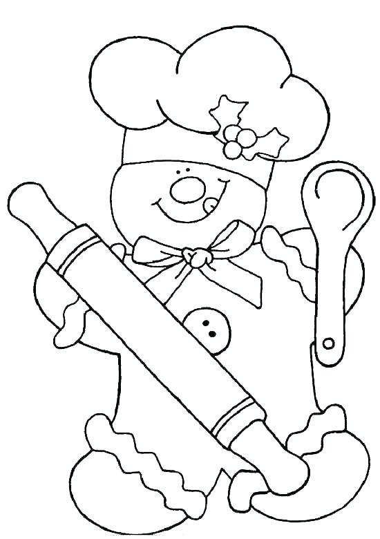550x780 Coloring Pages Gingerbread Man Gingerbread Man Color Page
