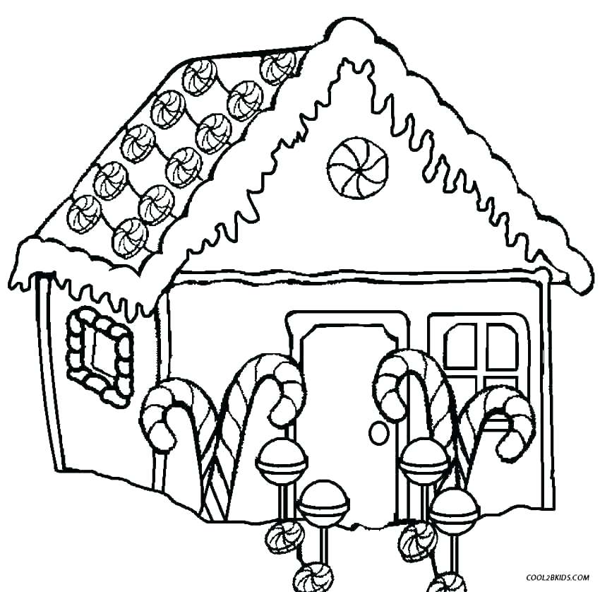 850x838 Coloring Pages House Snowflake Coloring Sheet Gingerbread House