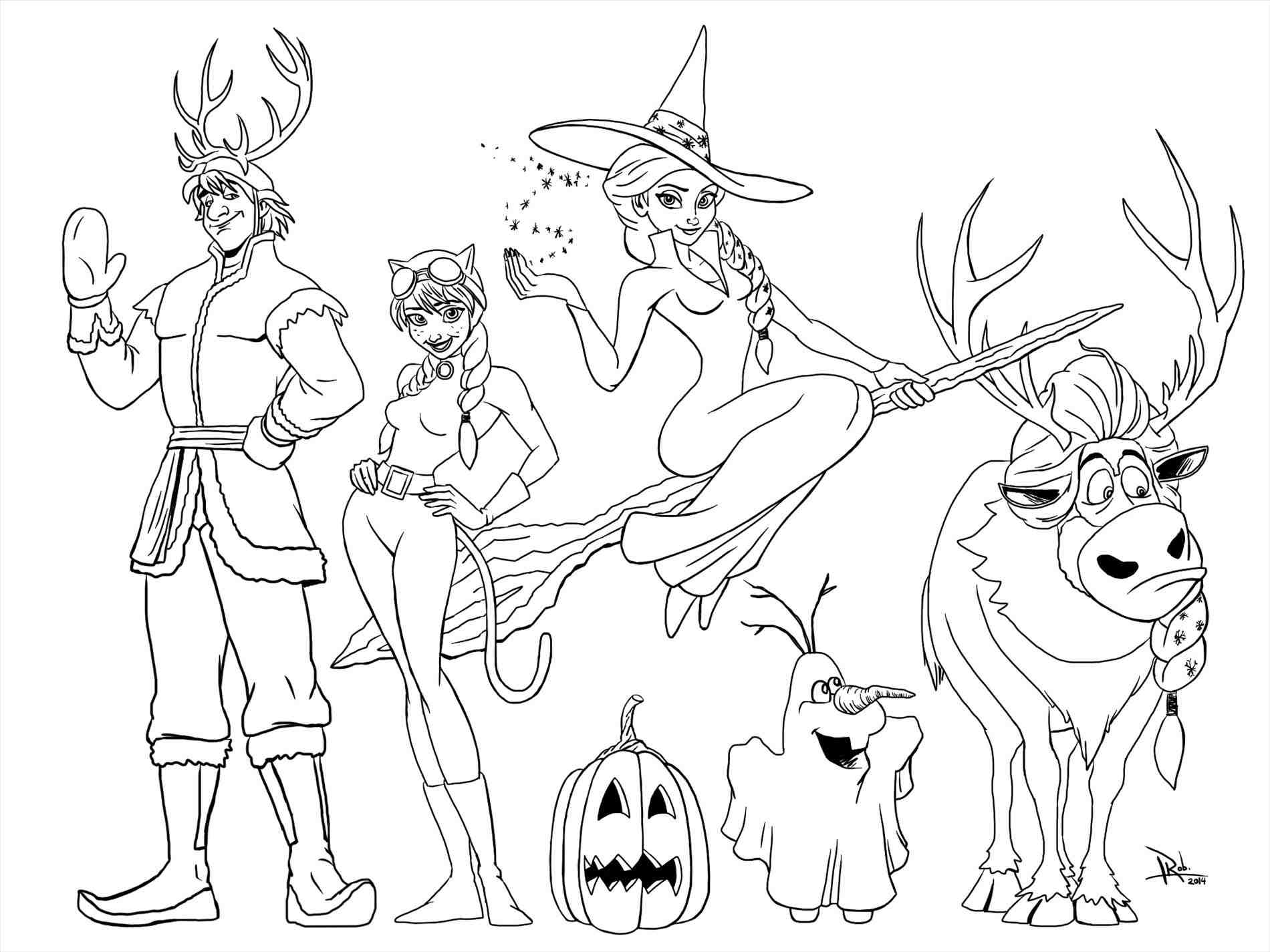 1900x1425 Olaf Gingerbread House In Frozen Christmas Coloring Pages