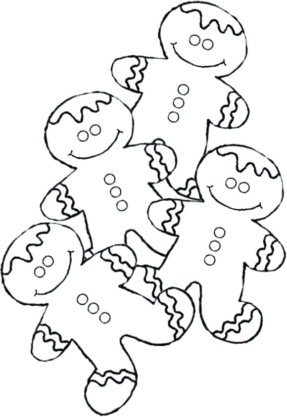 580x843 Gingerbread Man Color Page Gingerbread Man Color Page Gingerbread