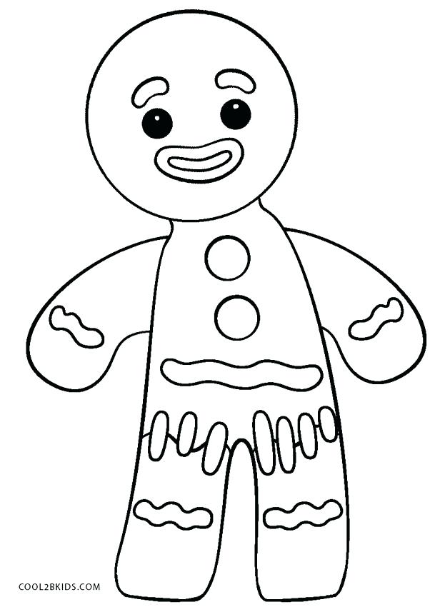 623x850 Gingerbread Man Color Page Gingerbread Girl Coloring Pages Girl