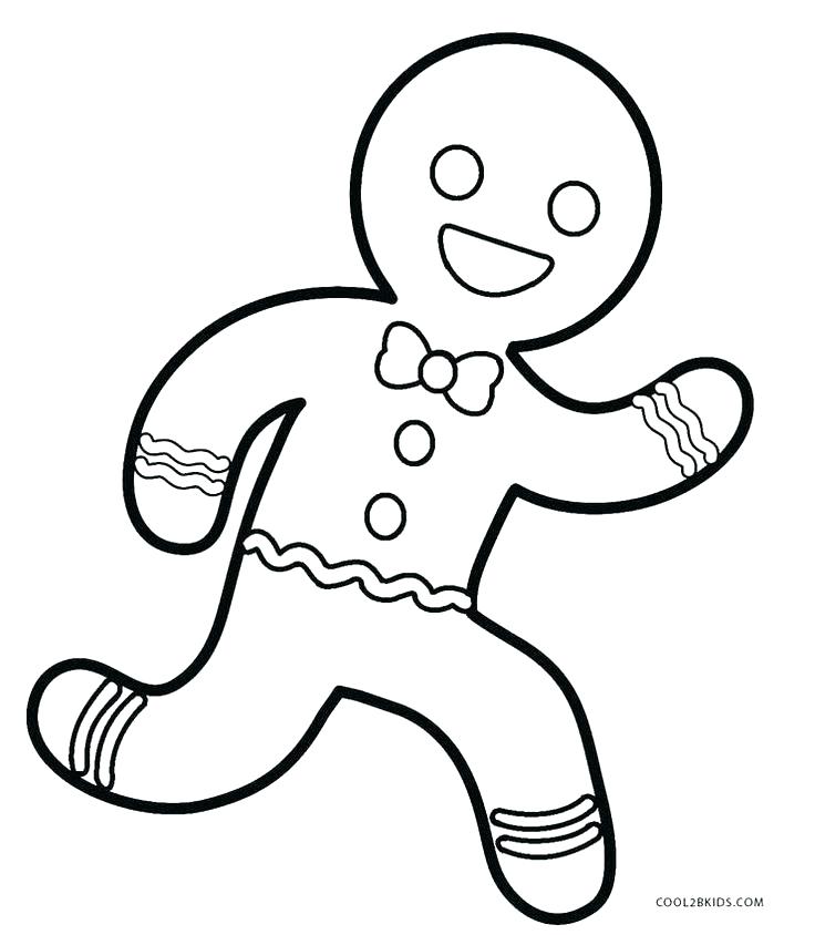 736x844 Gingerbread Man Coloring Page Gingerbread Boy Coloring Sheet