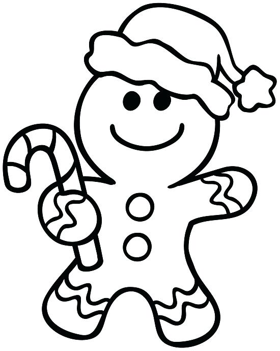 550x689 Gingerbread Man Coloring Pages Free Printable Gingerbread Man