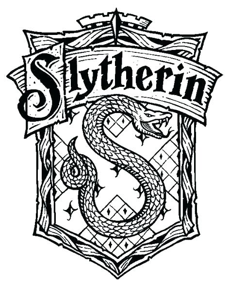 472x600 Hogwarts Coloring Pages Crest Coloring Page Harry Potter House