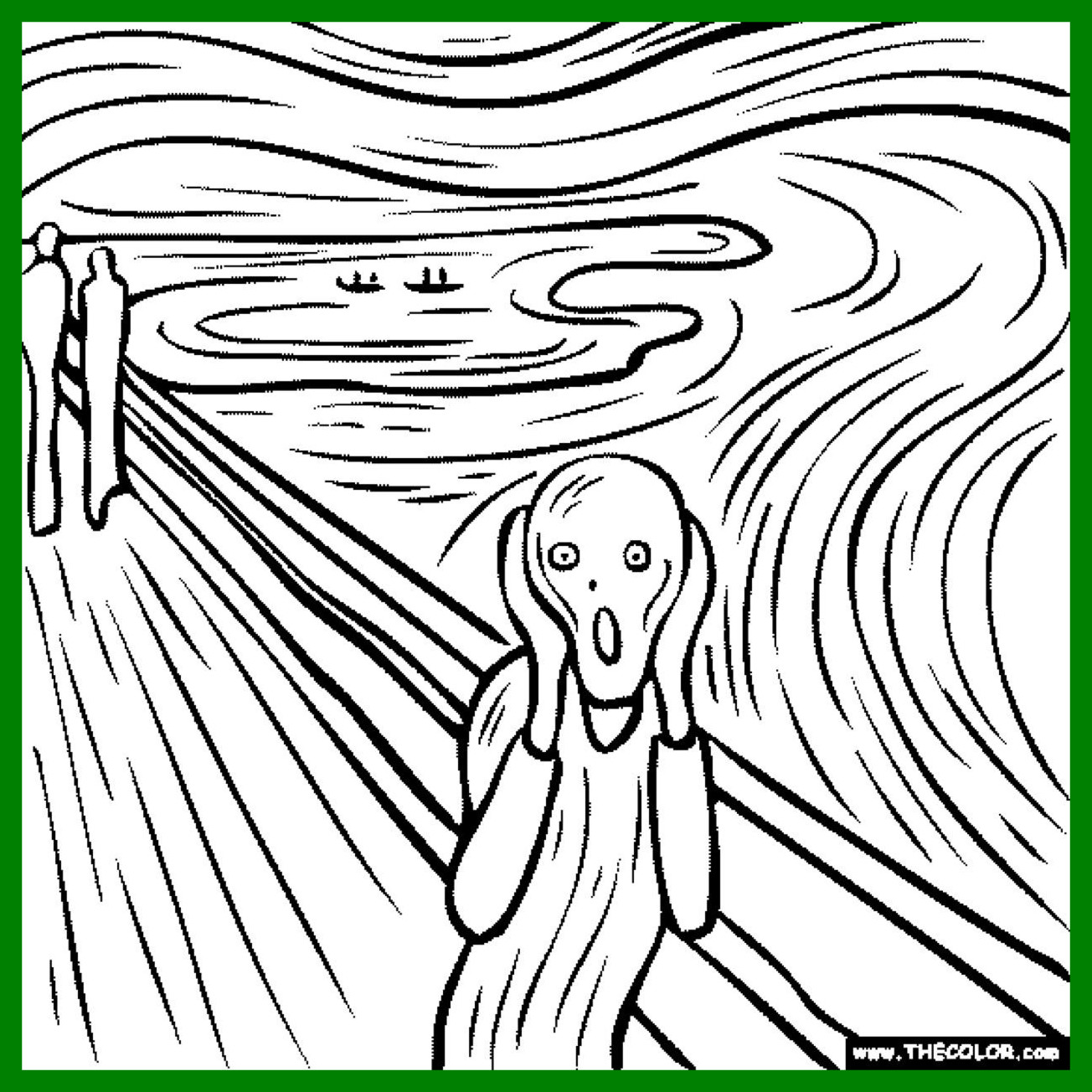 1304x1304 Best Famous Paintings Coloring Pages Pic For Trend And Famous