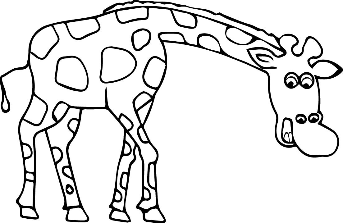 1104x718 Cute Giraffe Coloring Pages Wagashiya