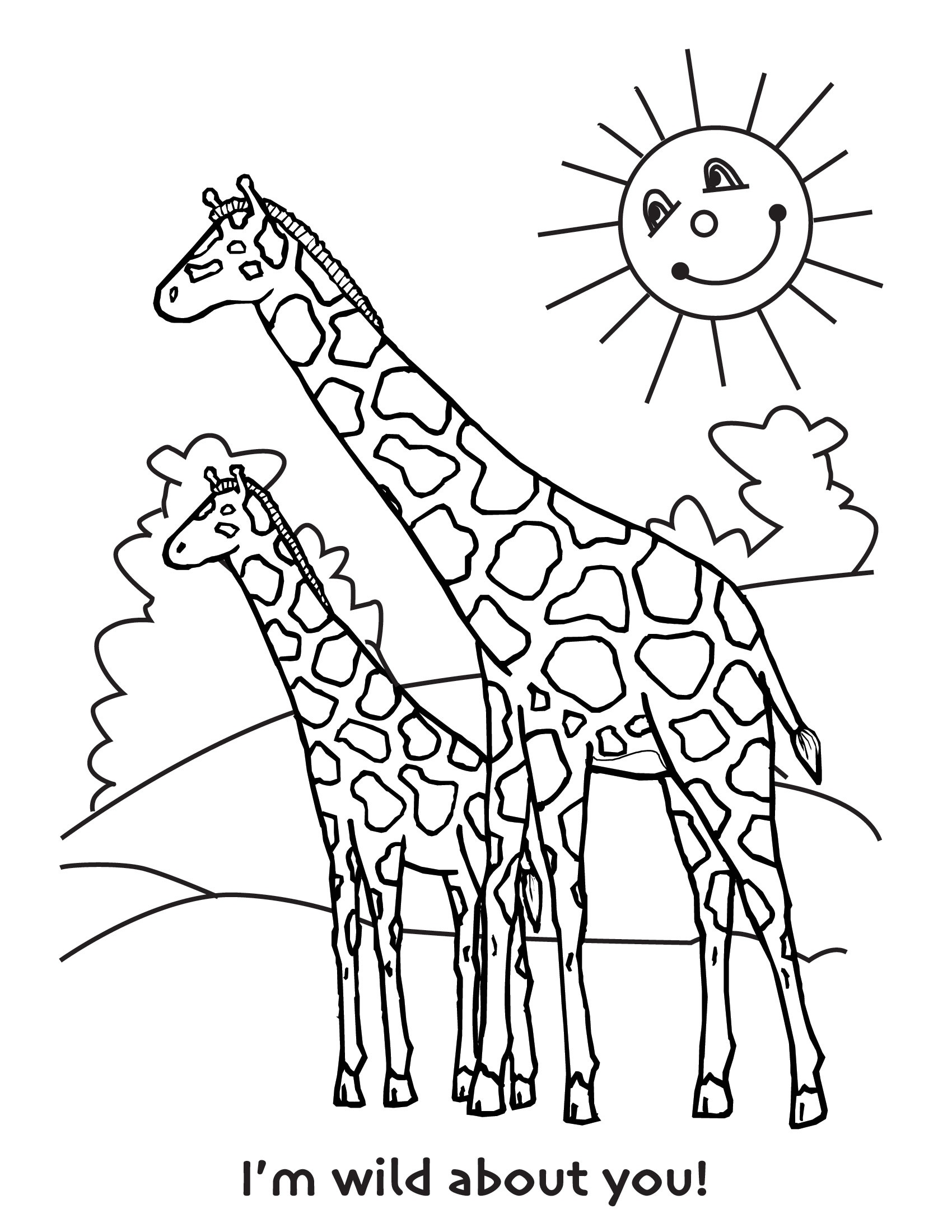 1700x2200 Simple Lxtmww Has Giraffe Coloring Pages On With Hd Resolution
