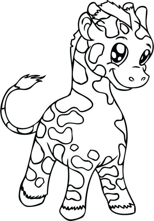536x768 Coloring Pages Of Giraffes Baby Giraffe Coloring Pages Coloring