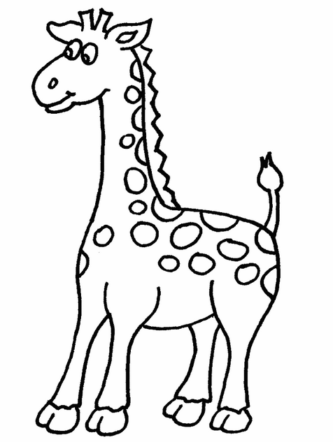 476x633 Cute Baby Giraffe Coloring Page Amp Coloring Book