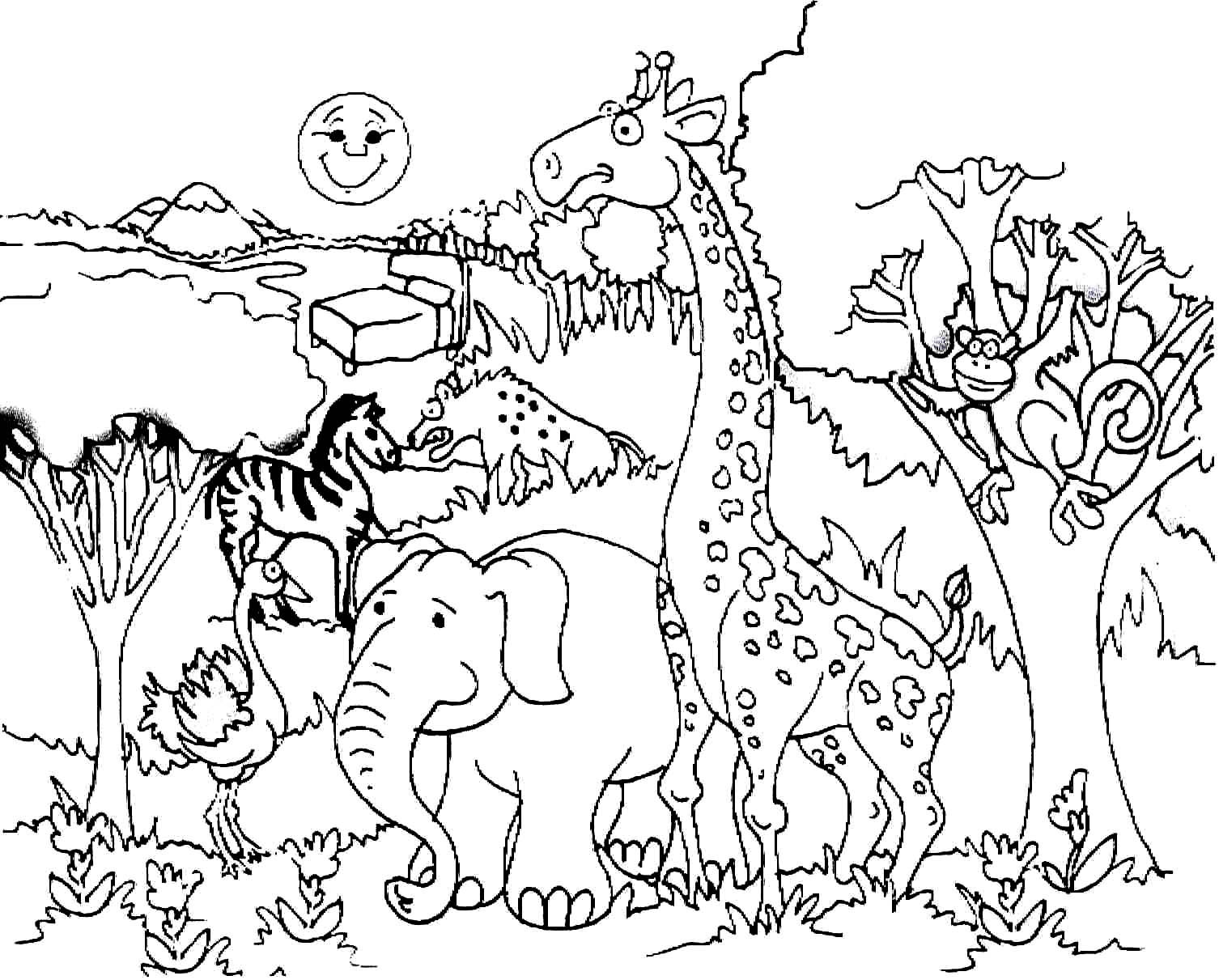 1506x1211 Giraffe Coloring Pages
