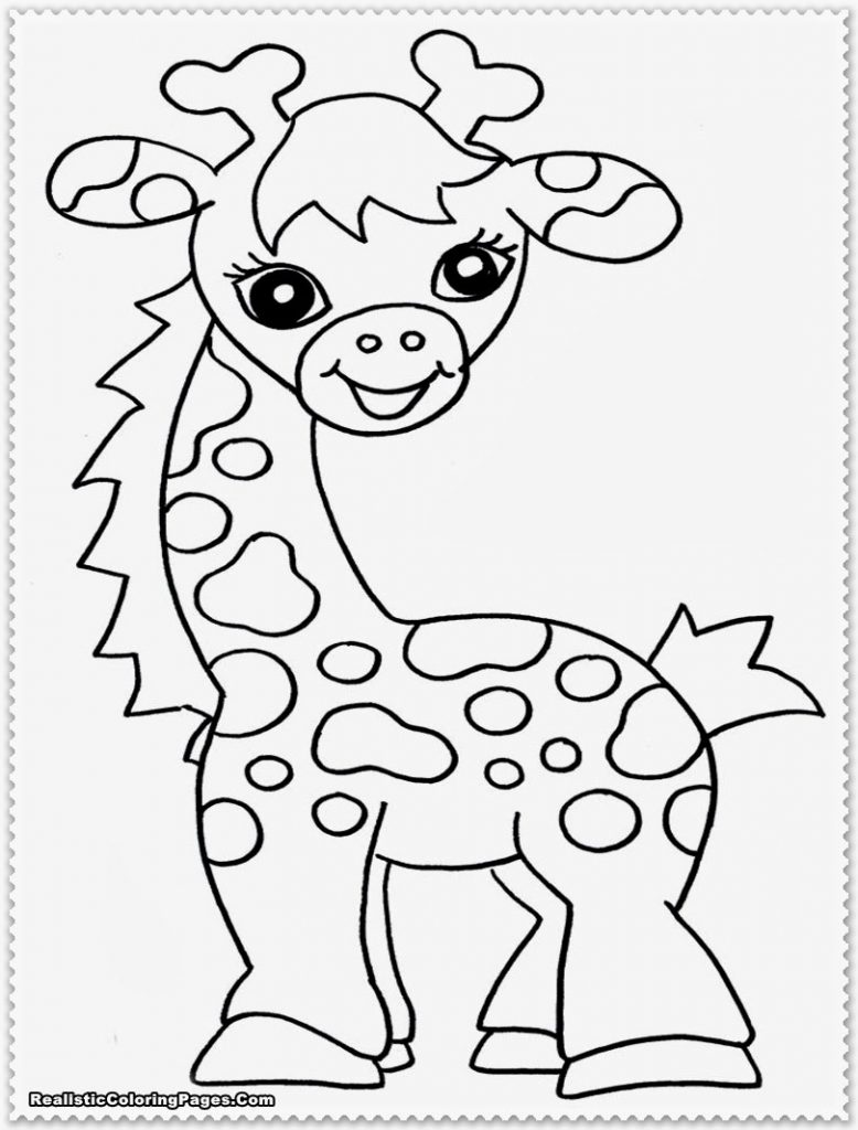 778x1024 Baby Giraffe Colouring Pages Color Printable Coloring Marvelous
