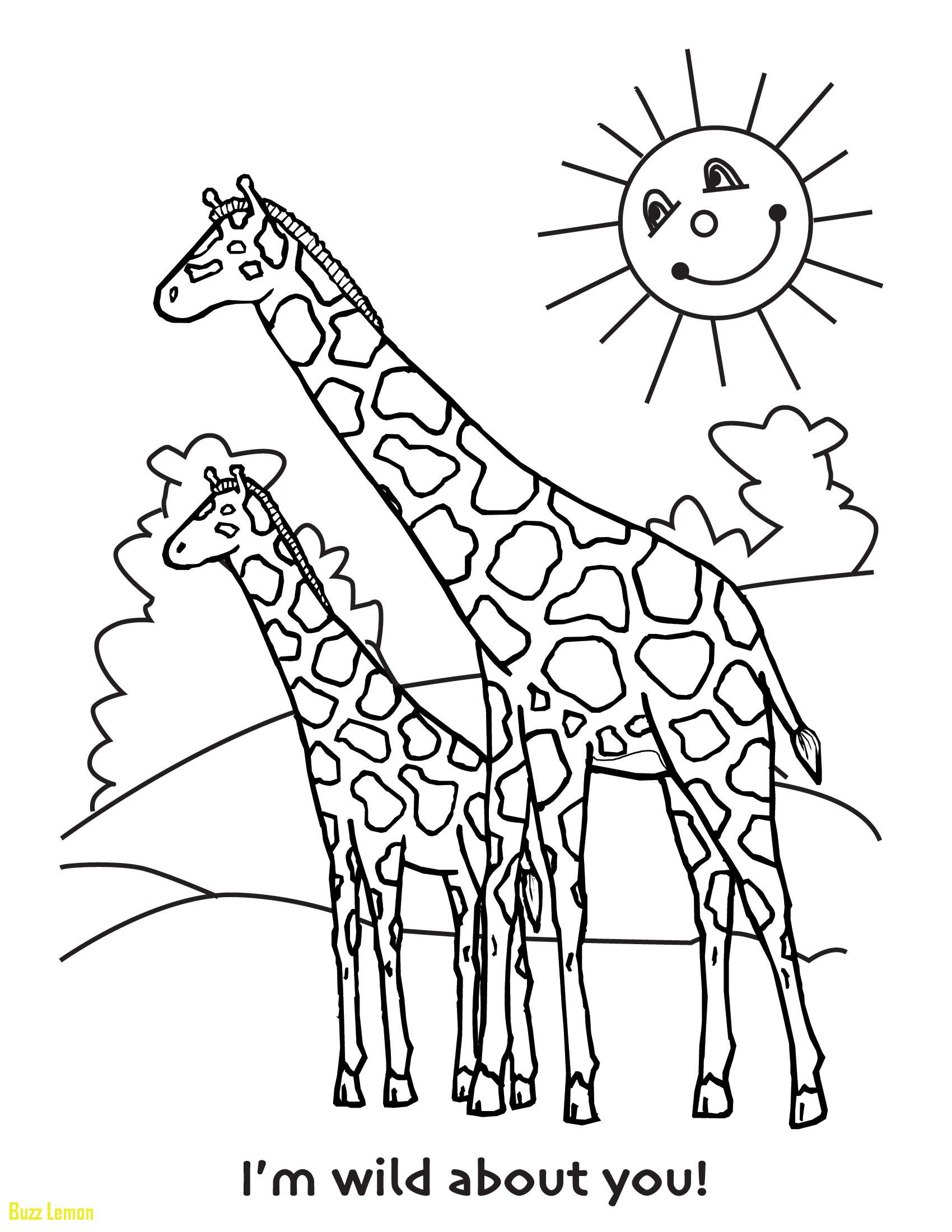 1700x2200 Elegant Giraffe Coloring Pages Buzz Coloring