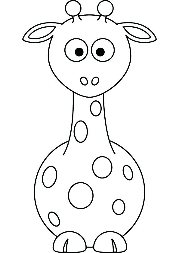 595x842 Giraffe Color Page Search Results Baby Giraffe Coloring Page