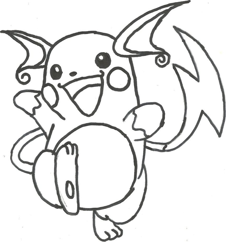 865x924 Raichu Coloring Page Raichu Coloring Page With Pokemon Giratina