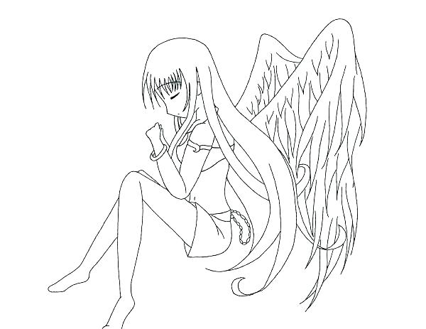 600x463 Printable Anime Coloring Pages