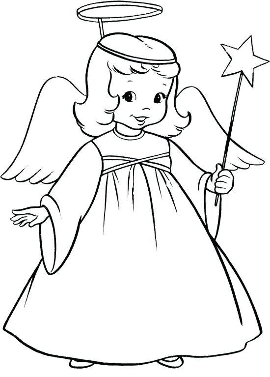 550x767 Angel Talks To Mary Coloring Page Angel Coloring Pages Angel Talks