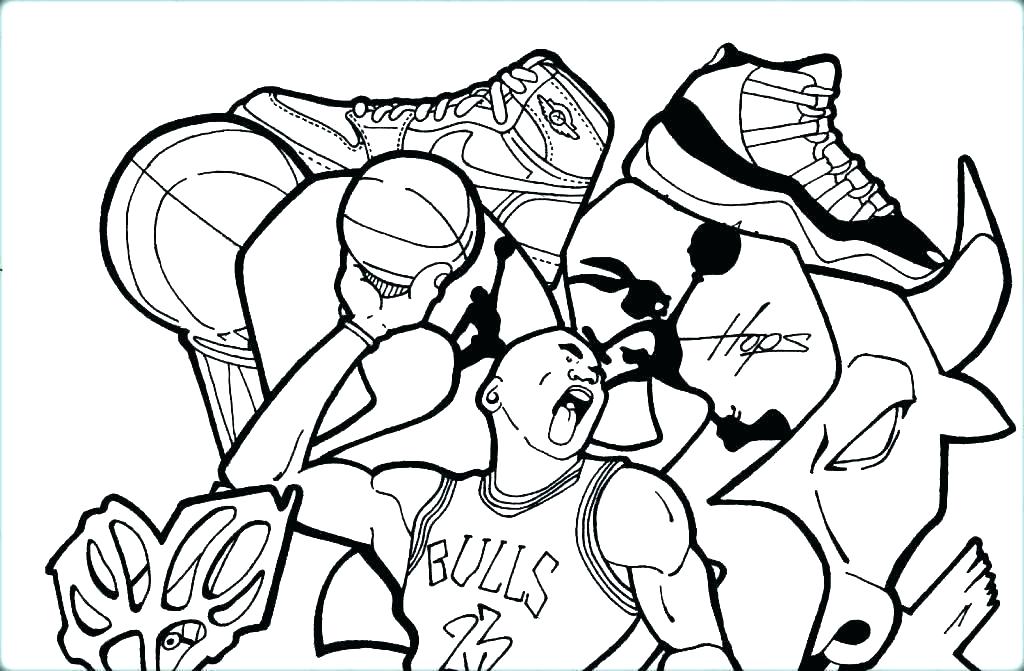 1024x671 Basketball Player Coloring Pages Girl Basketball Player Coloring