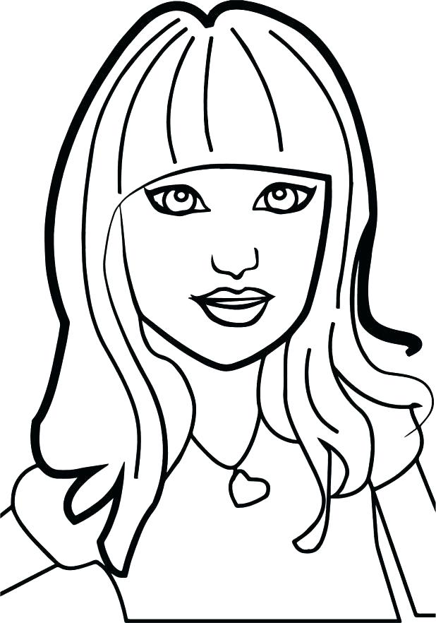 618x882 Person Outline Coloring Page Body Outline Coloring Page Drawing