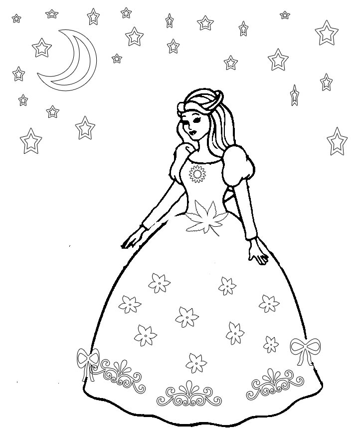 Girl Clothes Coloring Pages