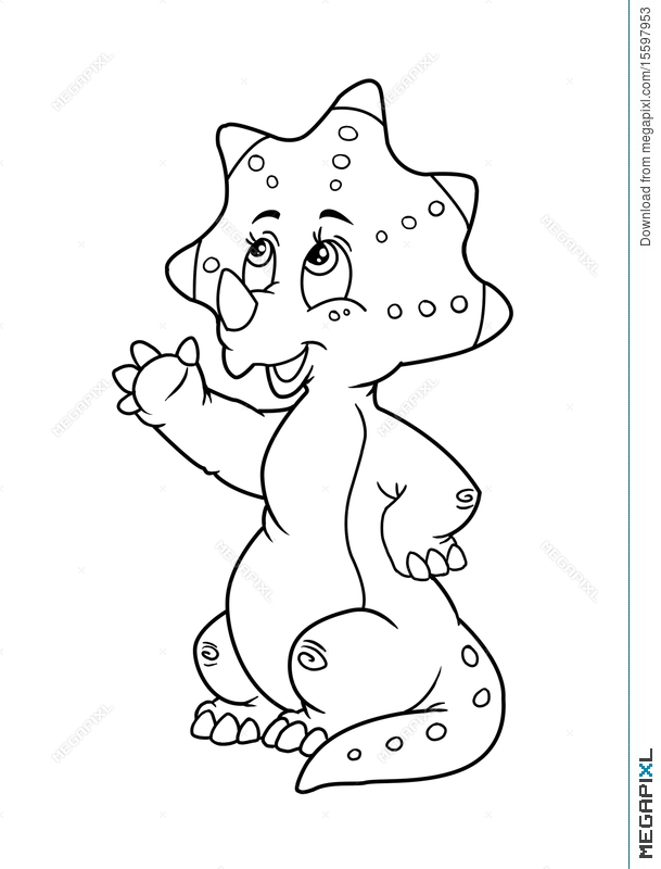 609x800 Coloring Pages Dinosaur Illustration 15597953