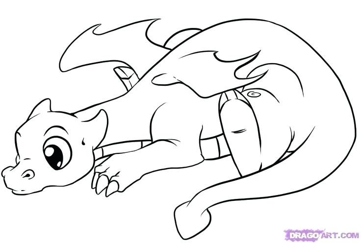 736x498 Coloring Pages Of Baby Attractive Baby Dragon Coloring Pages