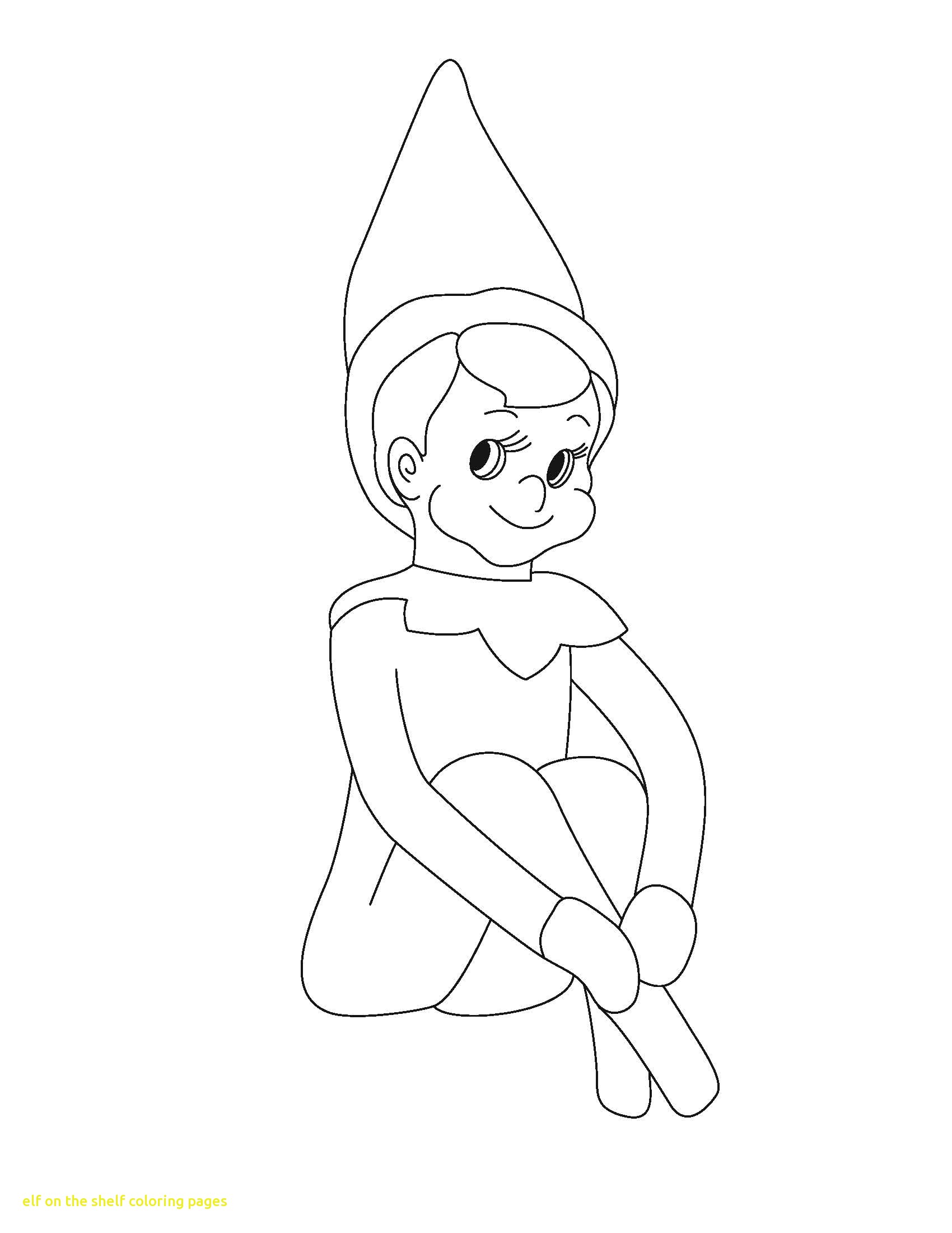 1700x2200 Elf On The Shelf Coloring Pages With Girl Elf The Shelf Coloring