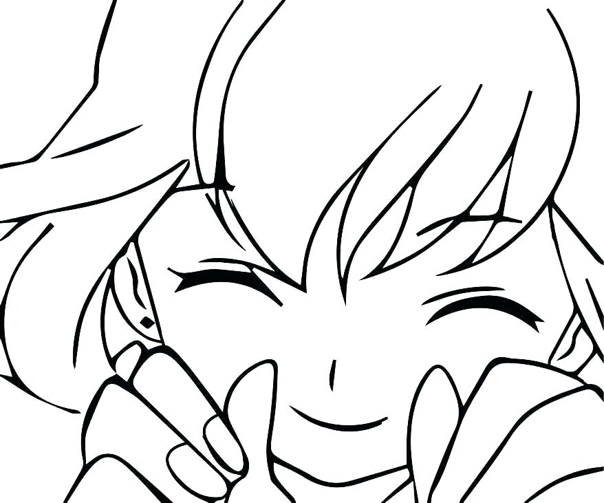 878x731 Girl Face Coloring Page Face Coloring Page Girl Face Coloring