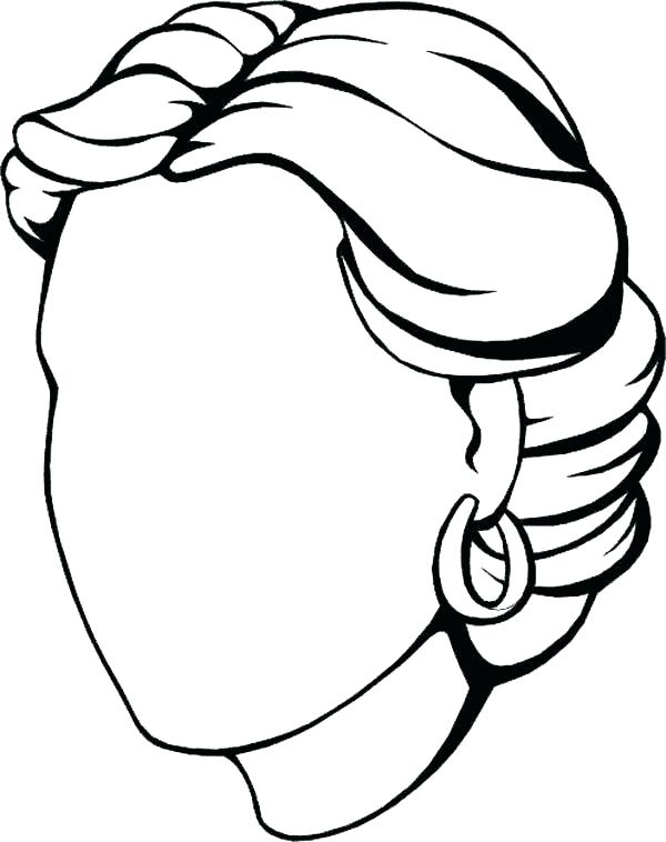 600x758 Face Coloring Pages Face Coloring Pages Girl Face Coloring Page