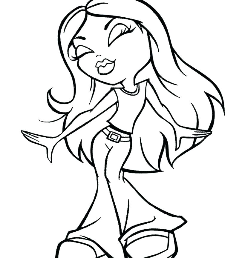 820x864 Dolls Coloring Pages Girl Doll Coloring Page Free Cute Pages Dolls