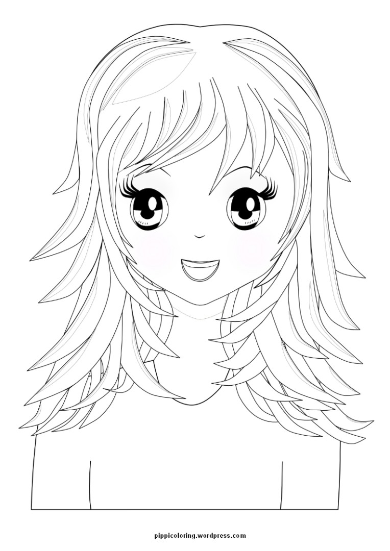 764x1080 Httpcolorings.cocoloring Pages For Girls Hair